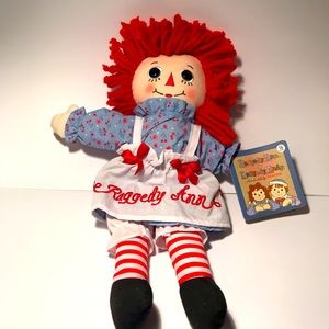 Raggedy Ann Classic Doll - 16" - Handmade by Aurora - New with Tags